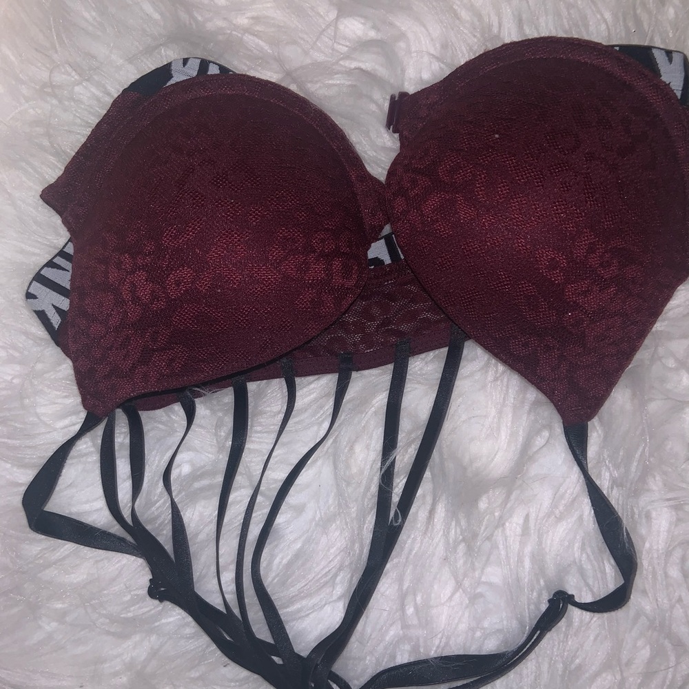 PINK burgundy racer back
